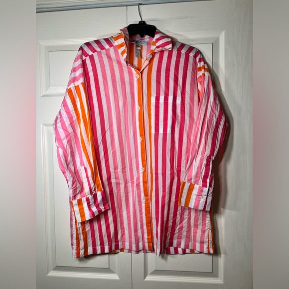 Beach Riot Alexa Top Size Small / Medium Sunset Stripes Coverup Beach Vacation - Picture 6 of 9